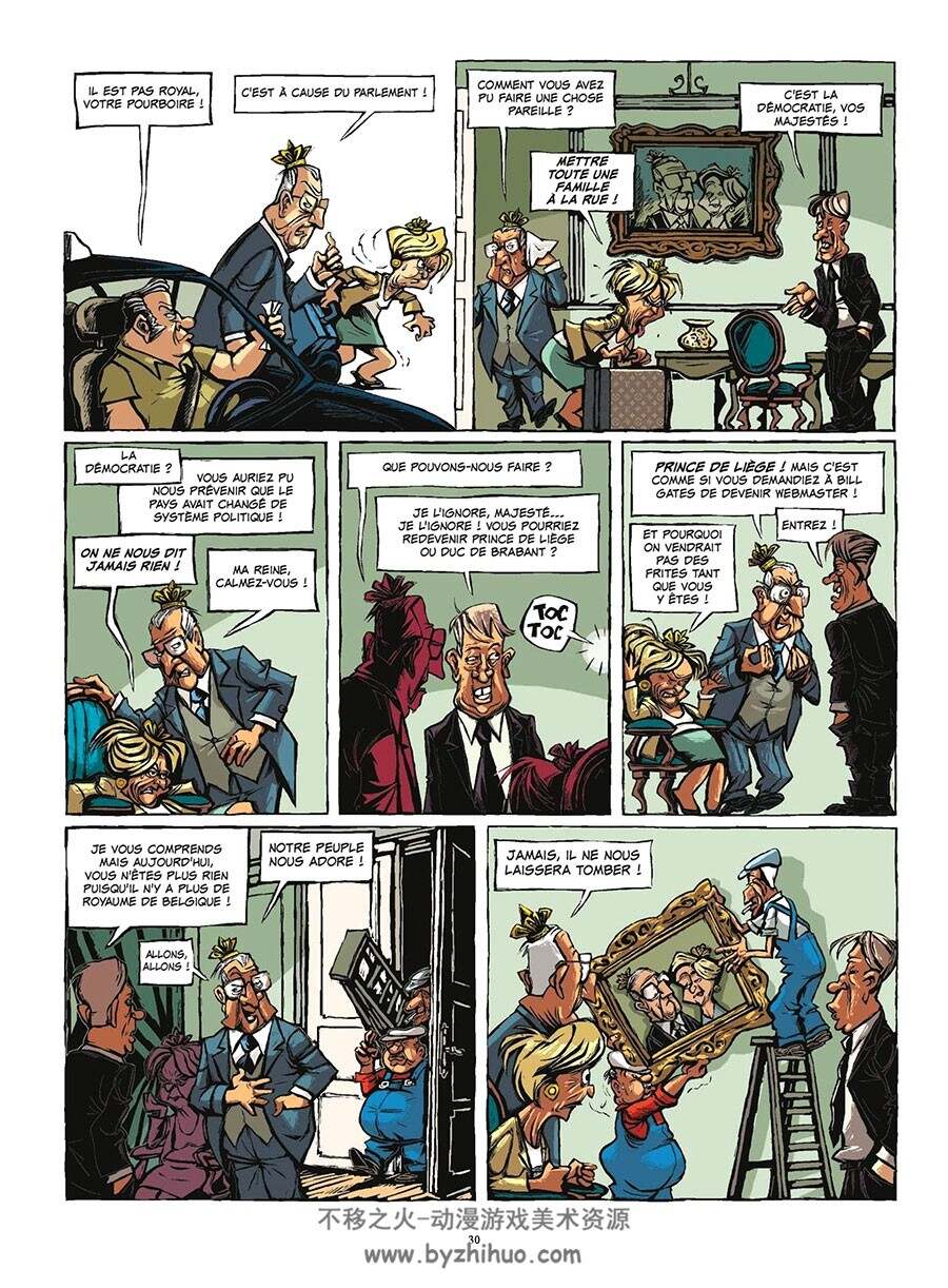 Dégelée Royale 全一册 Thierry Robberecht - Marco Paulo 政治类彩色漫画