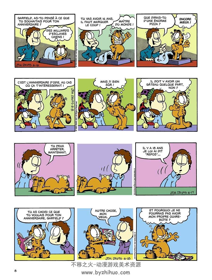 Garfield - Hors-série - Joyeux Channiversaire ! 全一册 Davis Jim 加菲猫诞生纪念漫画