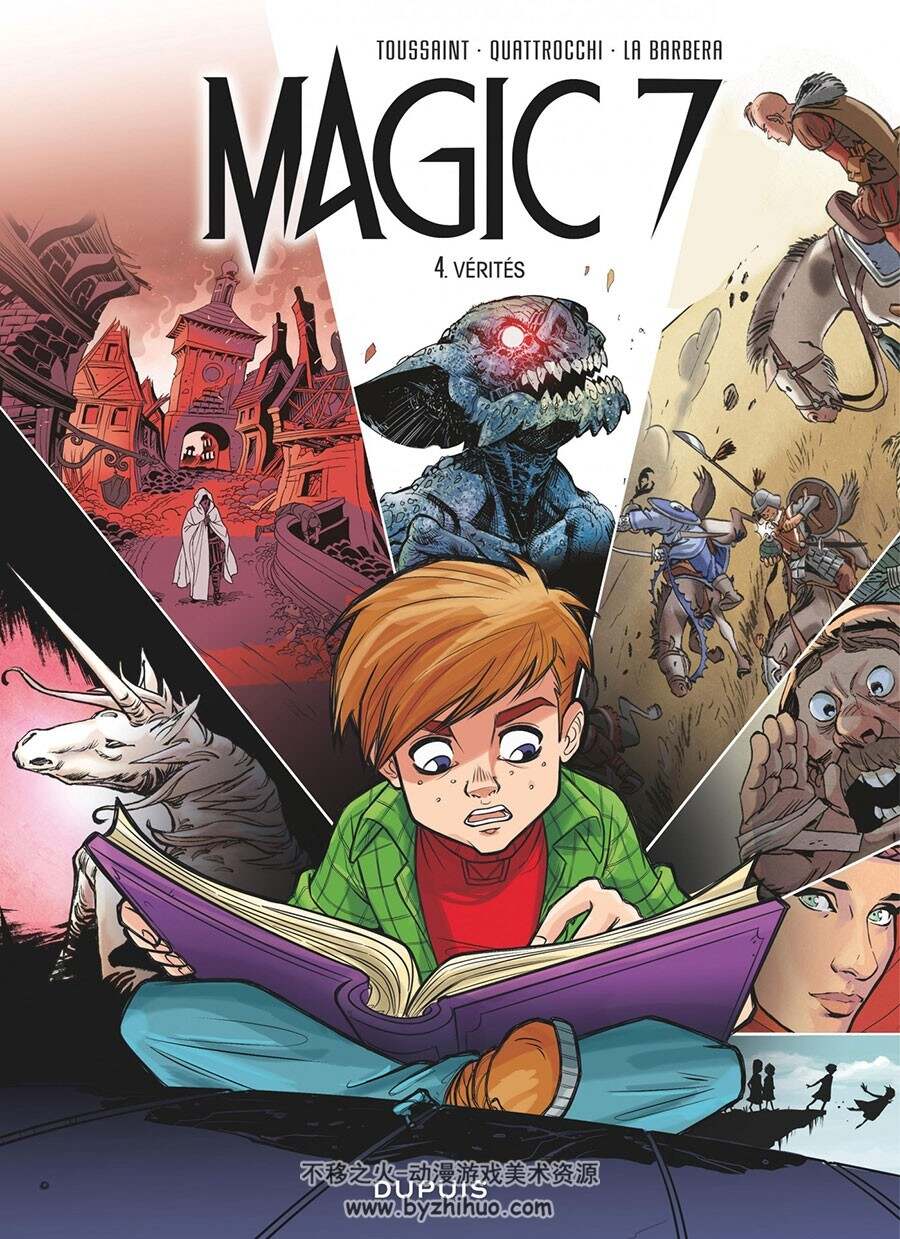 Magic 7 1 - 7册合集 Kid Toussaint - Rosa La Barbera - Quattrocchi Giuseppe 魔法漫画