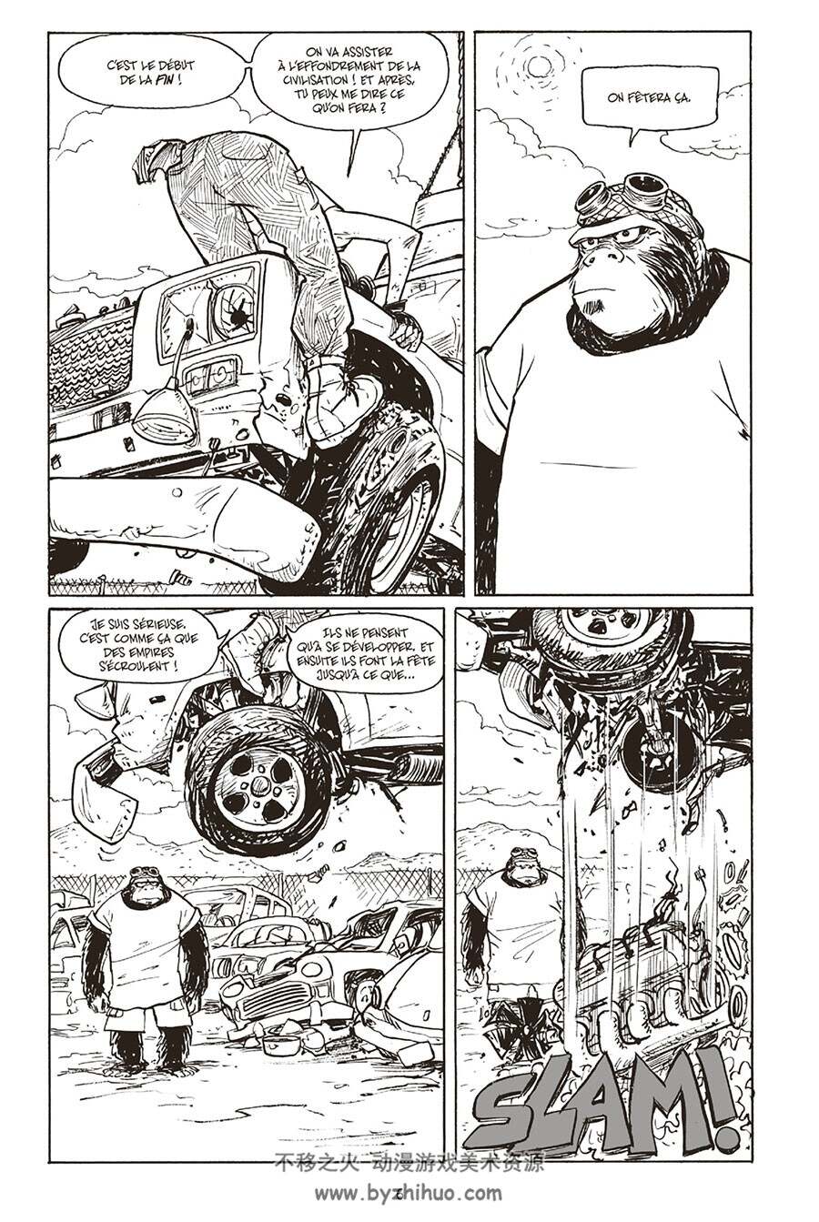 Motor Girl 全一册 Terry Moore 创伤后应激障碍女孩与大猩猩的欧美漫画