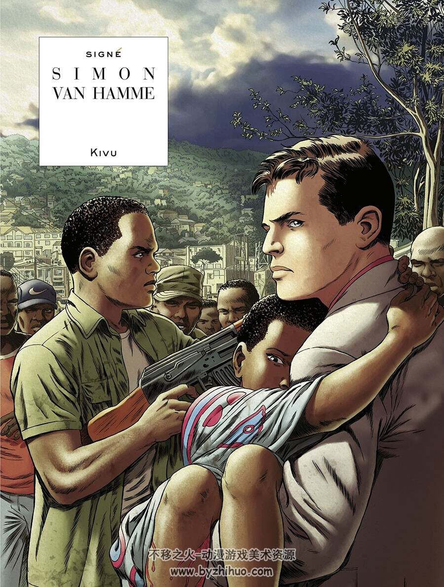 Kivu 全一册 Van Hamme Jean - Simon Christophe 写实分彩色法语漫画