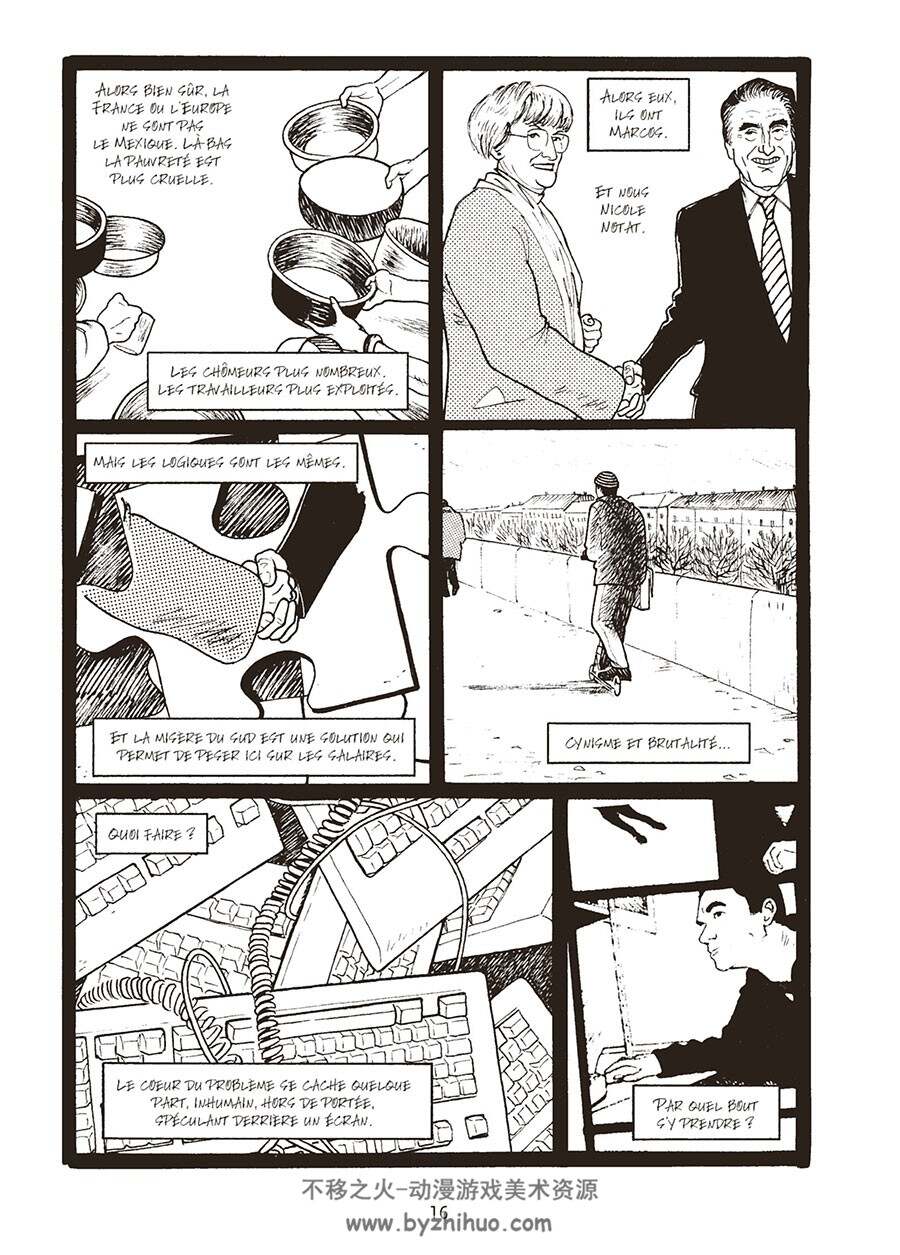 Zapata, en temps de guerre 全一册 Philippe Squarzoni 黑白法国漫画