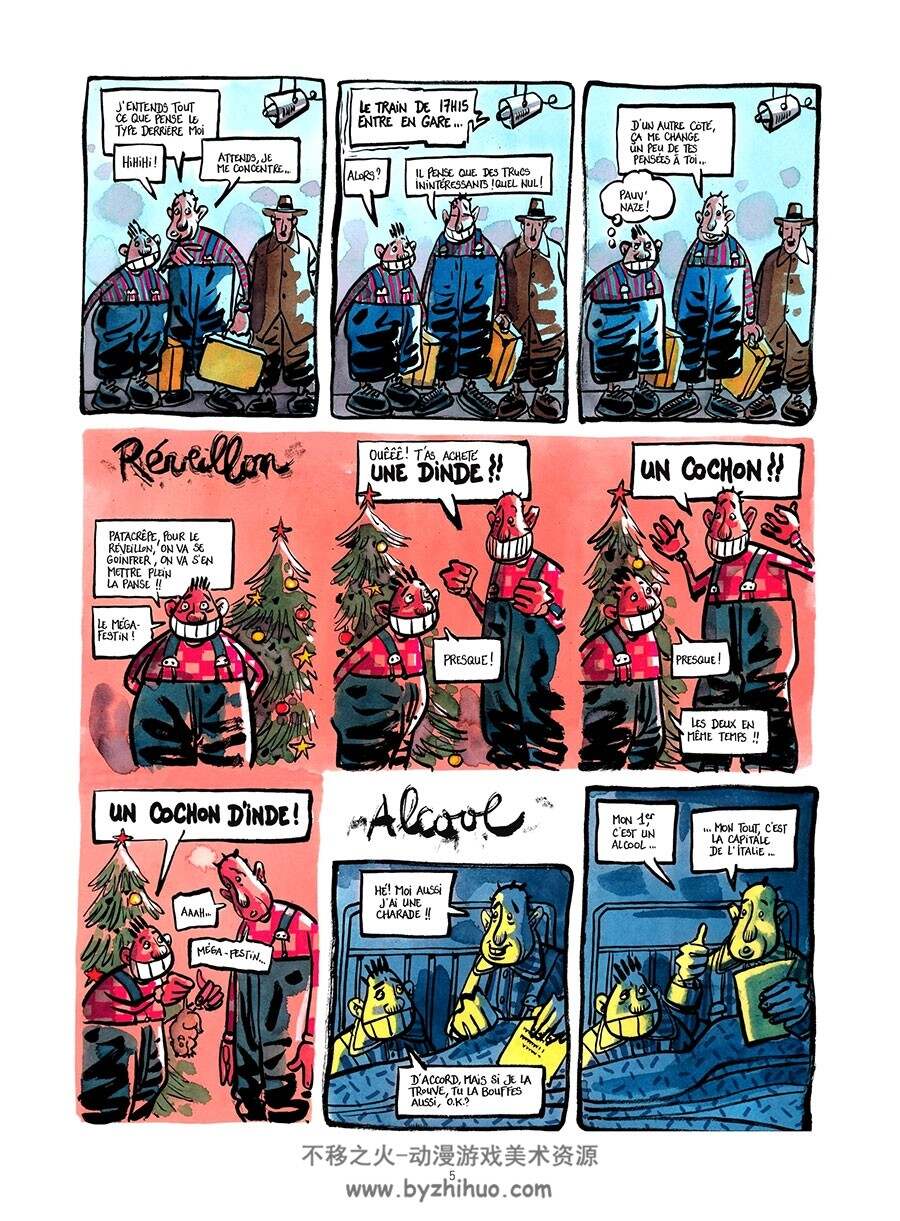 Deux cons 1 - 2册 Didier Tronchet 欧美搞笑彩色漫画