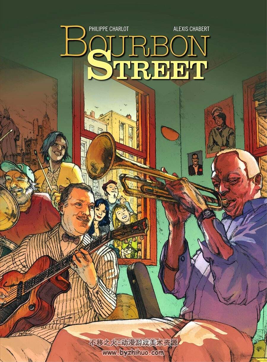 Bourbon Street - Intégrale 全一册 Alexis Chabert - Philippe Charlot 手绘风漫画
