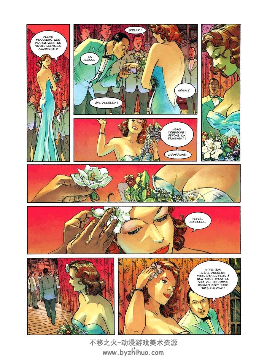 Bourbon Street - Intégrale 全一册 Alexis Chabert - Philippe Charlot 手绘风漫画