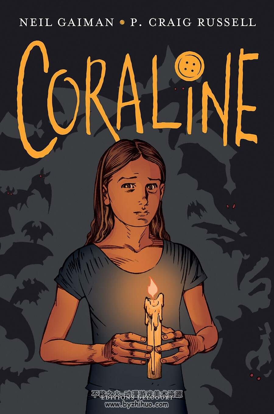 Coraline Graphic Novel 全一册 Neil Gaiman - P. Craig Russell  恐怖惊悚漫画