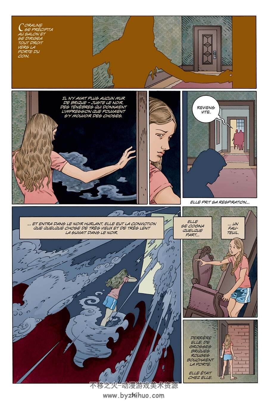 Coraline Graphic Novel 全一册 Neil Gaiman - P. Craig Russell  恐怖惊悚漫画
