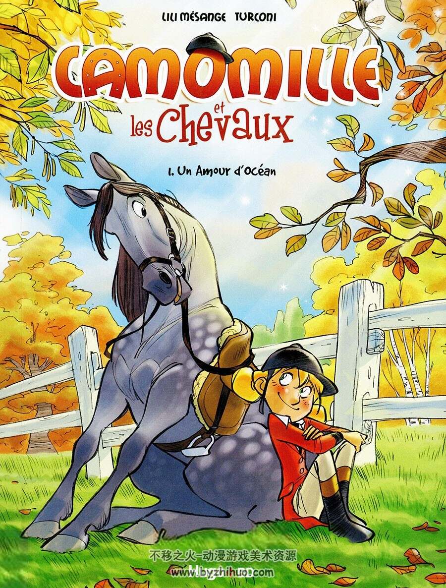 Camomille et les Chevaux 1-6册 Lili Mésange - Stefano Turconi 赛马类法语漫画