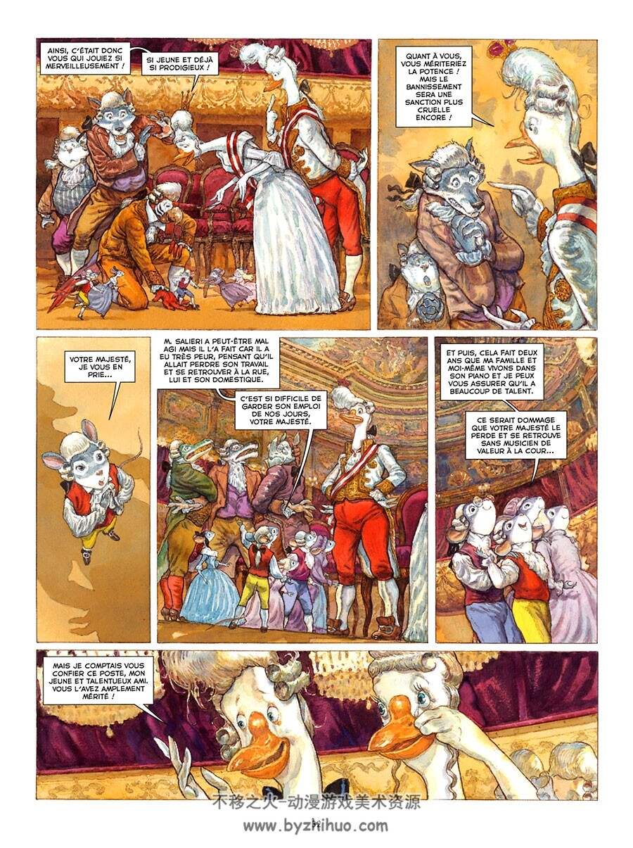 Mausart 全一册 Thierry Joor - Gradimir Smudja  手绘动物拟人漫画