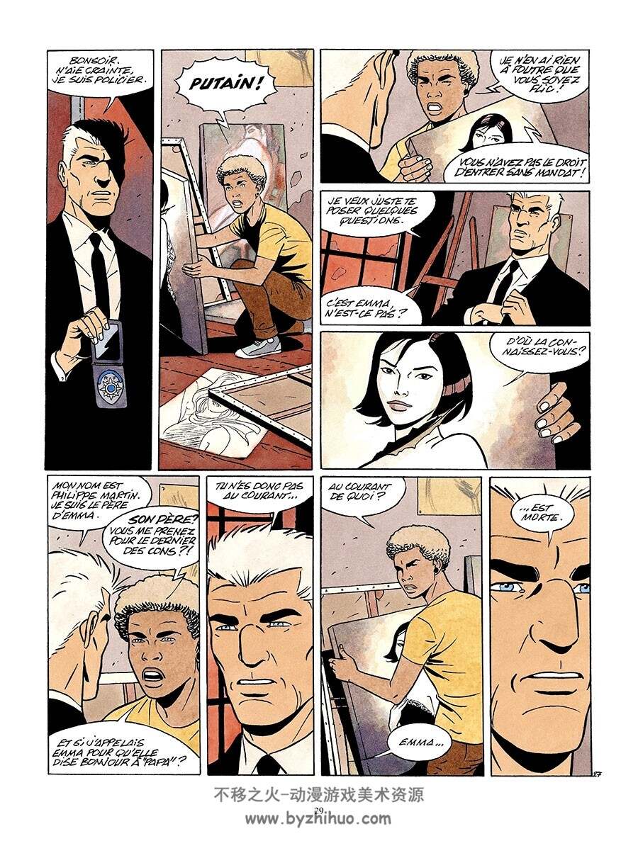 L'Art de mourir 全一册 Raule - Berthet Philippe  悬疑法语漫画