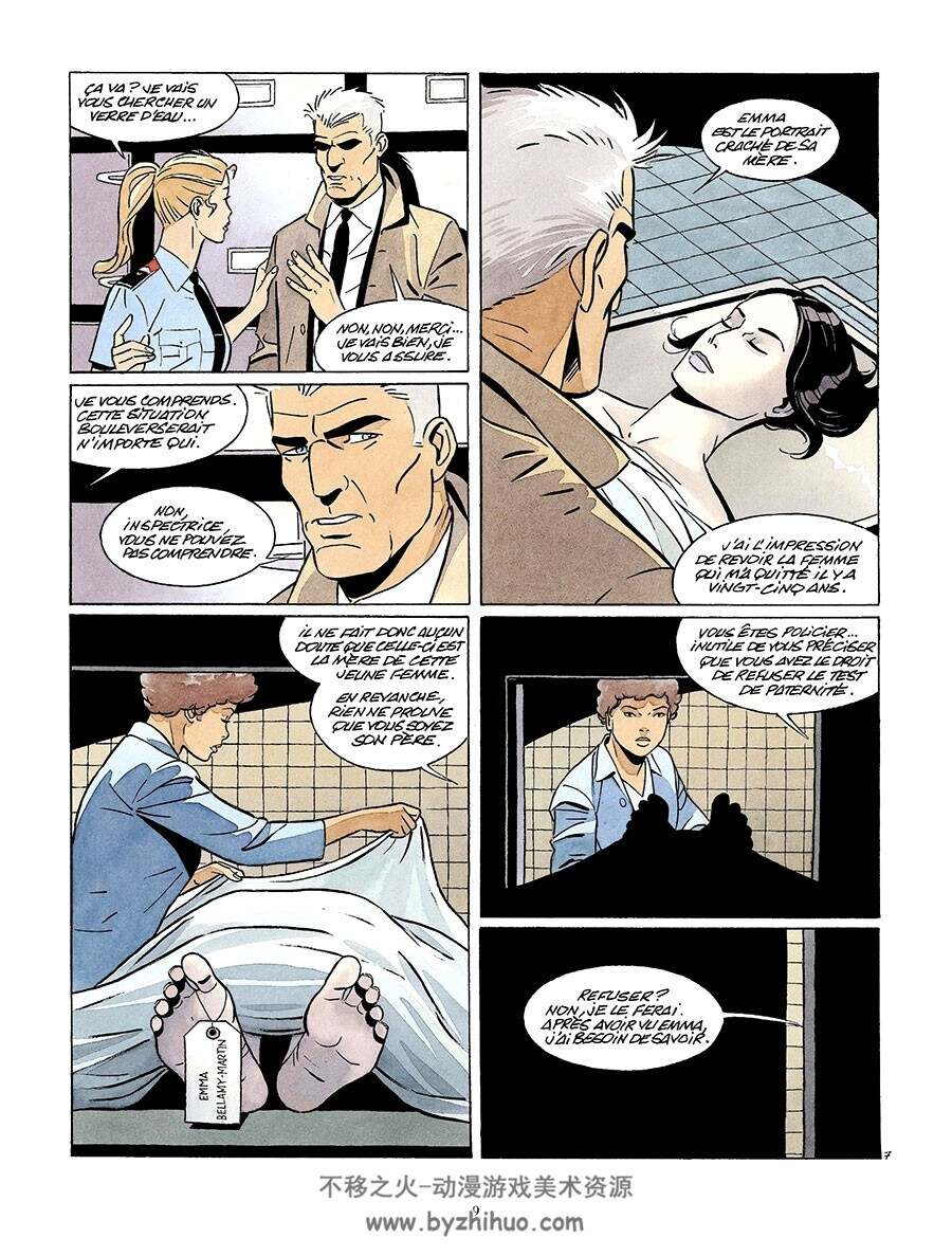L'Art de mourir 全一册 Raule - Berthet Philippe  悬疑法语漫画