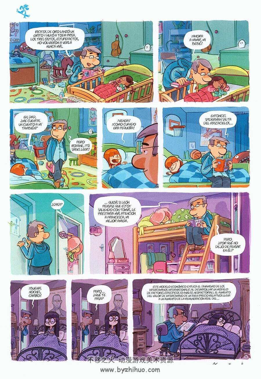 Dad 第一册 Nob 西班牙语卡通彩色漫画下载