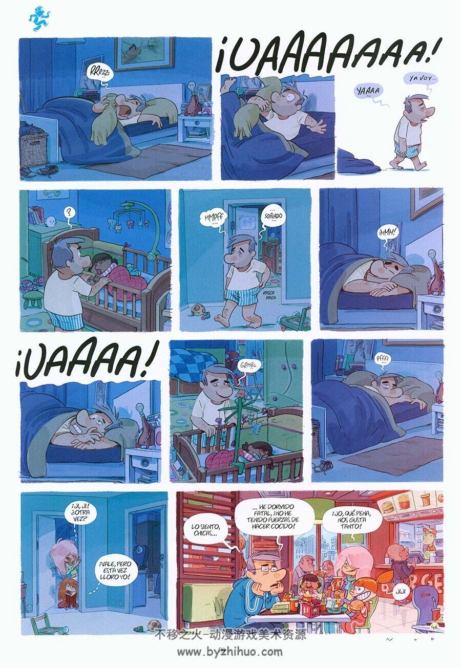 Dad 第一册 Nob 西班牙语卡通彩色漫画下载