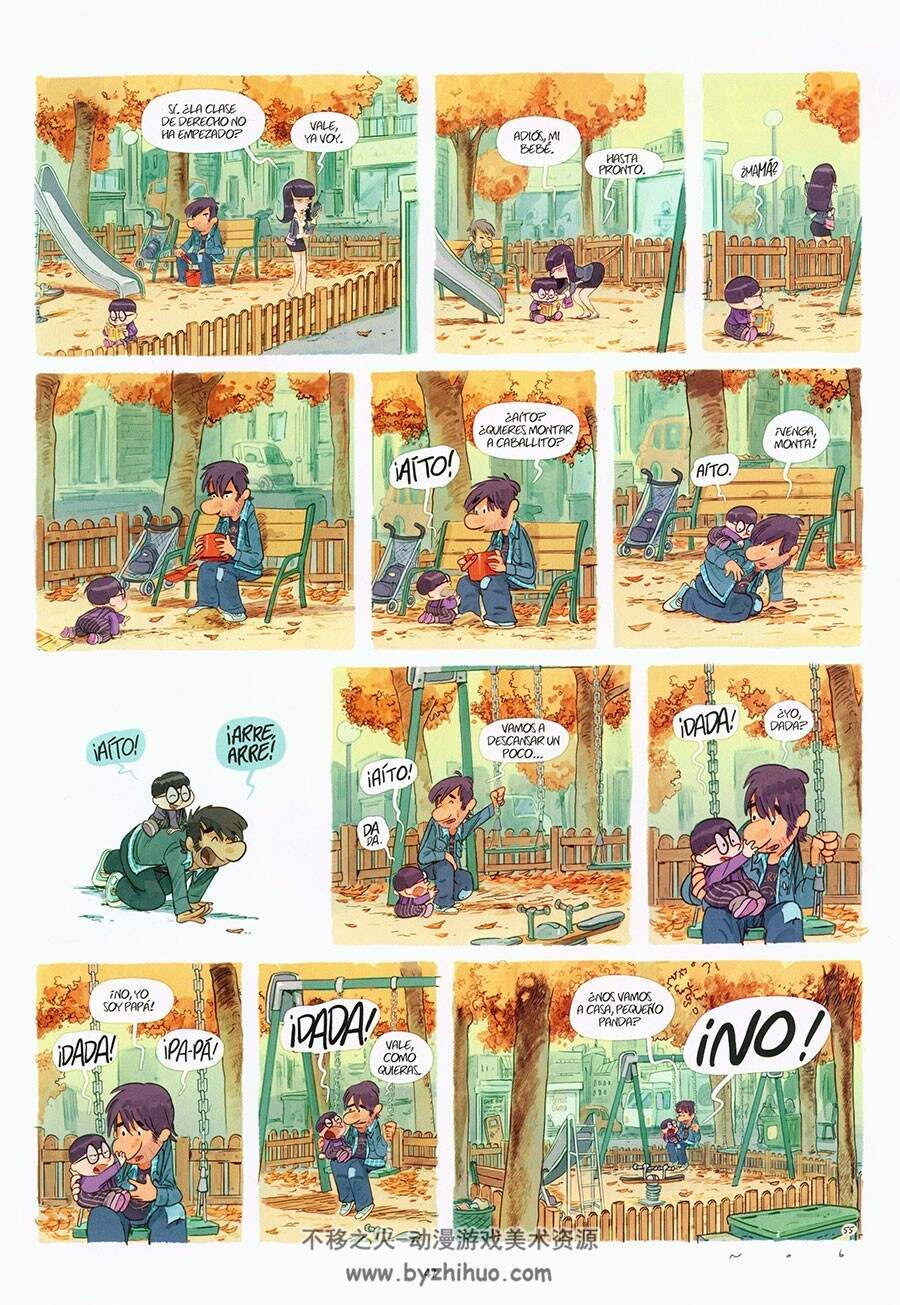 Dad 第一册 Nob 西班牙语卡通彩色漫画下载