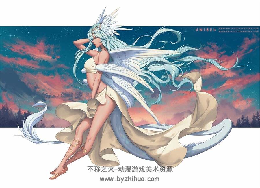 Nise Loftsteinn 出自西班牙画师的养眼插画作品壁纸图包百度云分享下载 158P