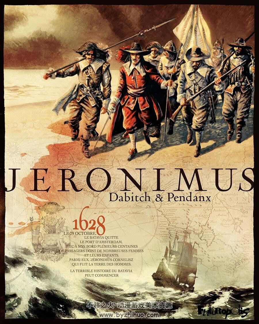 Jéronimus  全一册 Jean-Denis Pendanx - Christophe Dabitch 写实风手绘漫画