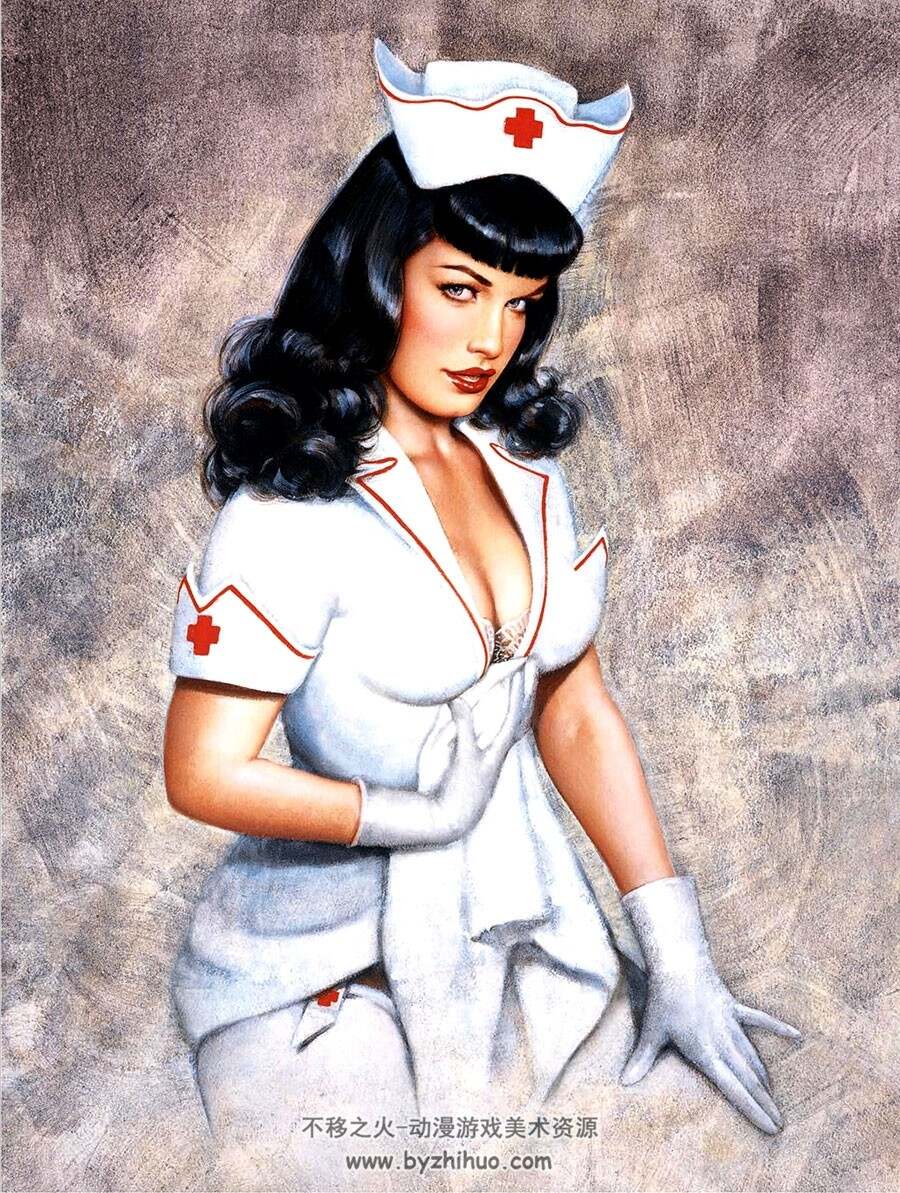 Bettie Page 插画师Olivia De Berardinis性感招贴女郎作品画集