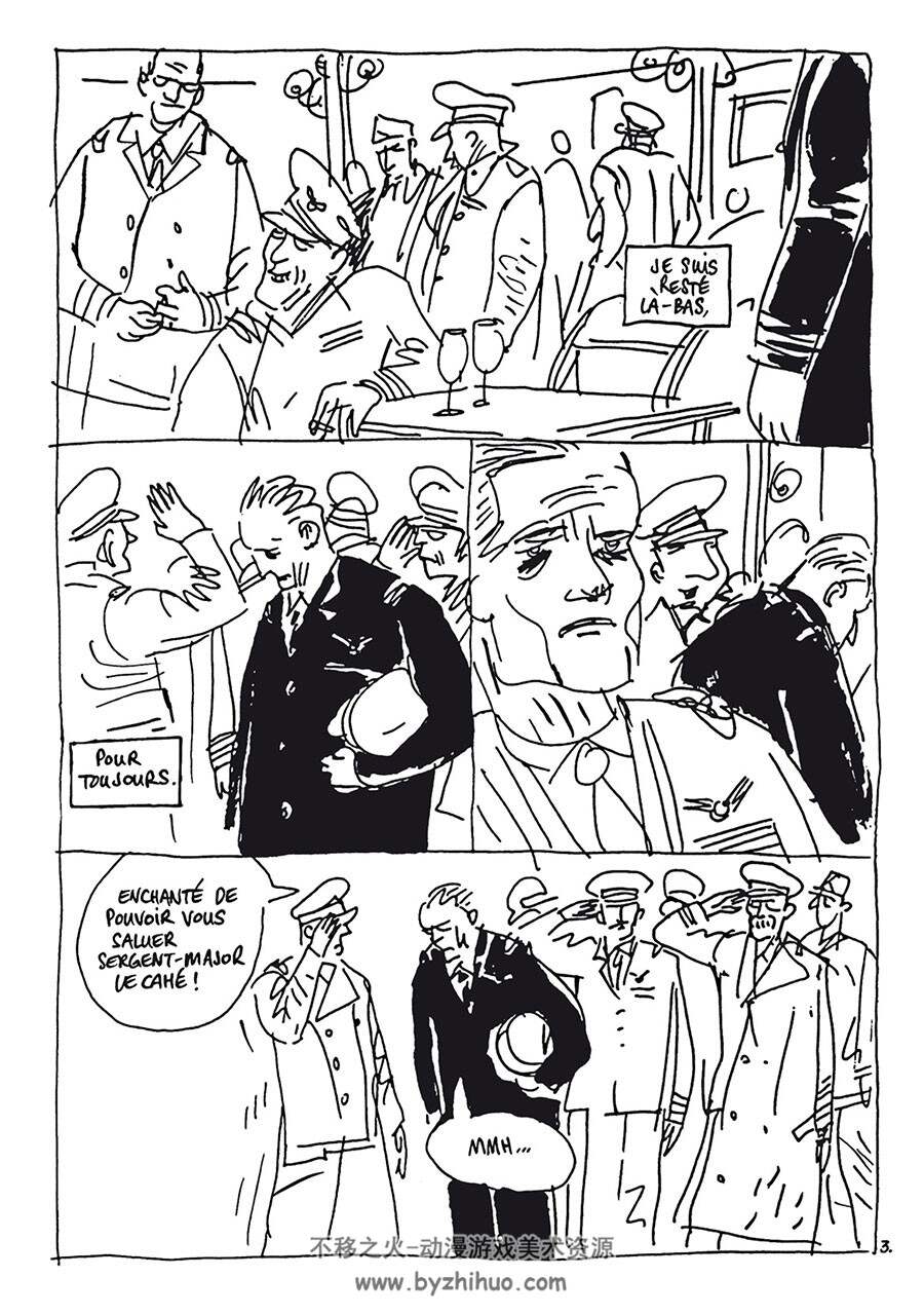 Brtagne 全一册 PIERRE WAZEM 黑白草图风格法语漫画