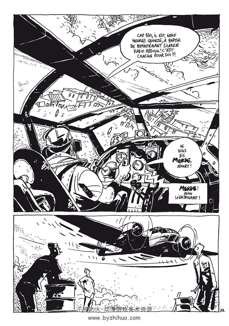 Brtagne 全一册 PIERRE WAZEM 黑白草图风格法语漫画