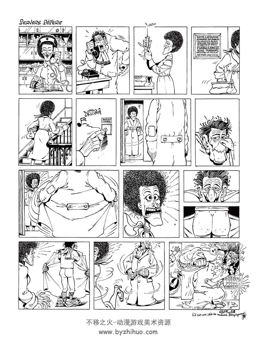 Pervers pépère 全一册 Gotlib 欧美黑白讽刺漫画下载