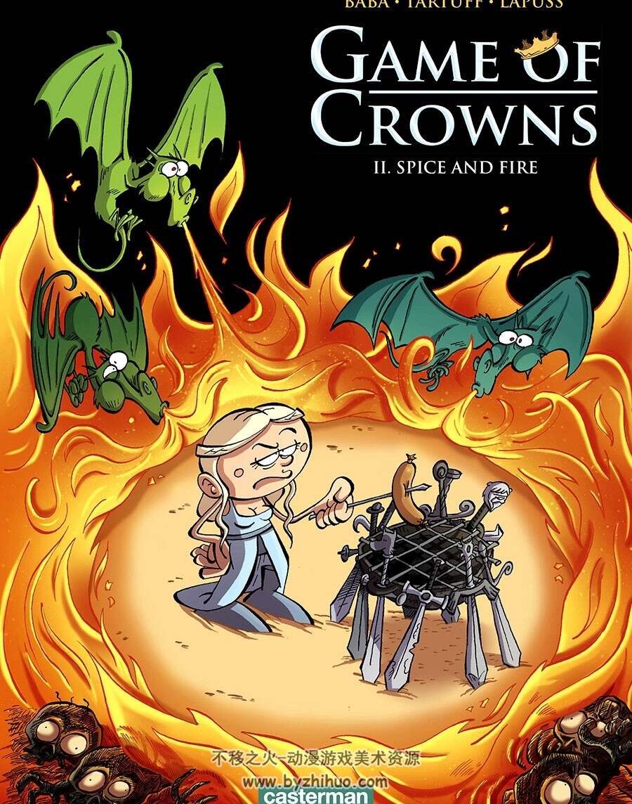 Game Of Crowns 1-2册 Baba - Lapuss 法国卡通彩色漫画
