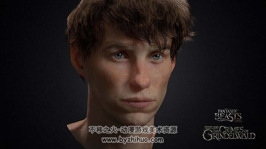 男性角色肖像模型3d渲染图片 含小部分原画 百度云下载 84P