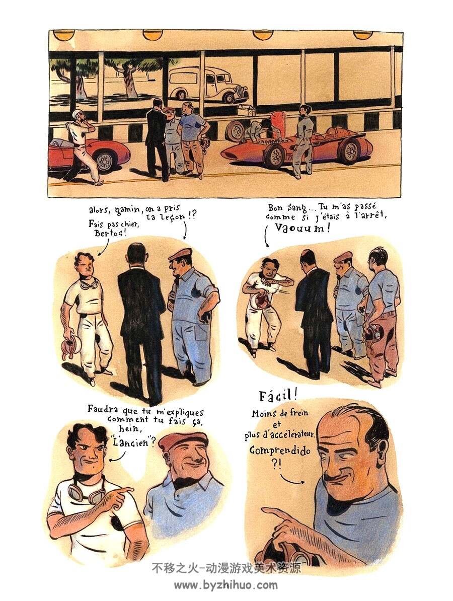 Nürburgring 57 全一册 Christophe Merlin 赛车题材彩色漫画