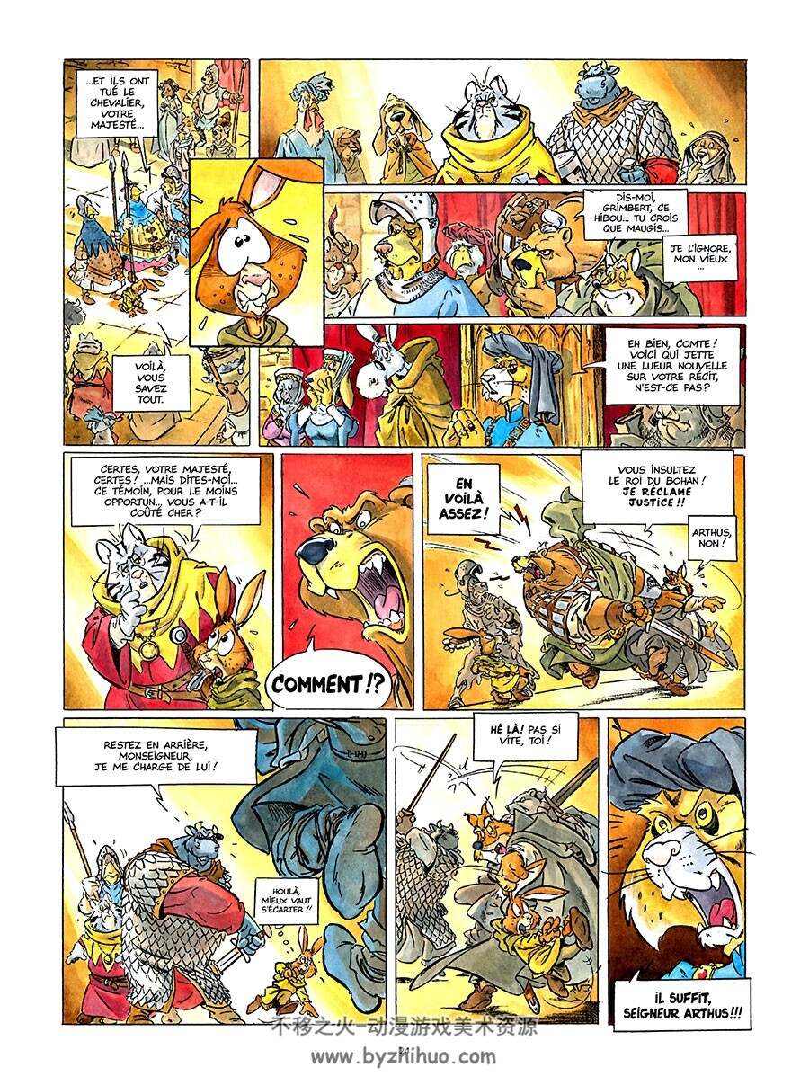 L'épée d'Ardenois - Garen  第一册 Etienne Willem 欧美动物拟人漫画