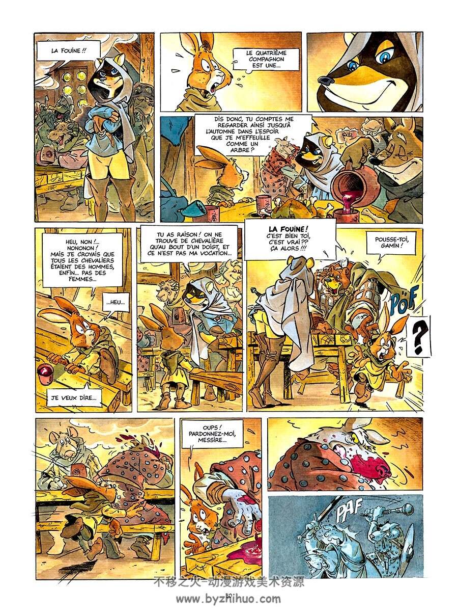L'épée d'Ardenois - Garen  第一册 Etienne Willem 欧美动物拟人漫画
