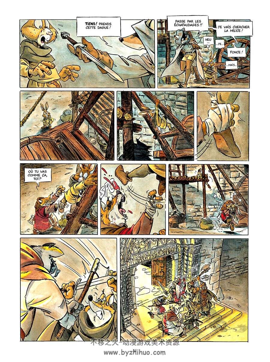 L'épée d'Ardenois - Garen  第一册 Etienne Willem 欧美动物拟人漫画
