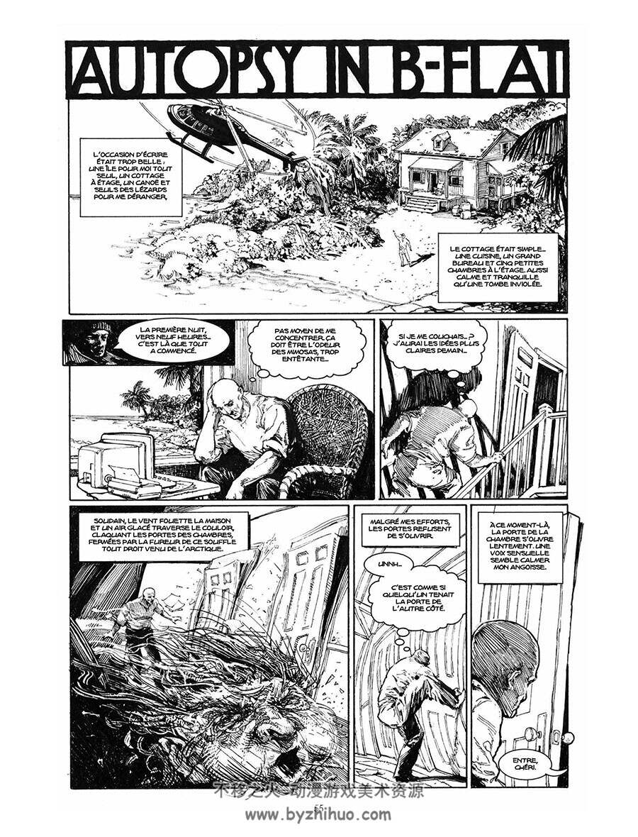Corpus Monstrum  全一册 Gary Gianni - Thierry Aguéda  恐怖题材黑白漫画