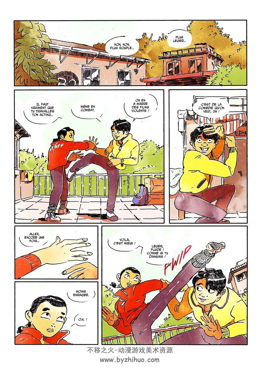 The golden path : Ma vie de cascadeuse 全一册 Baptiste Pagani 香港电影相关漫画