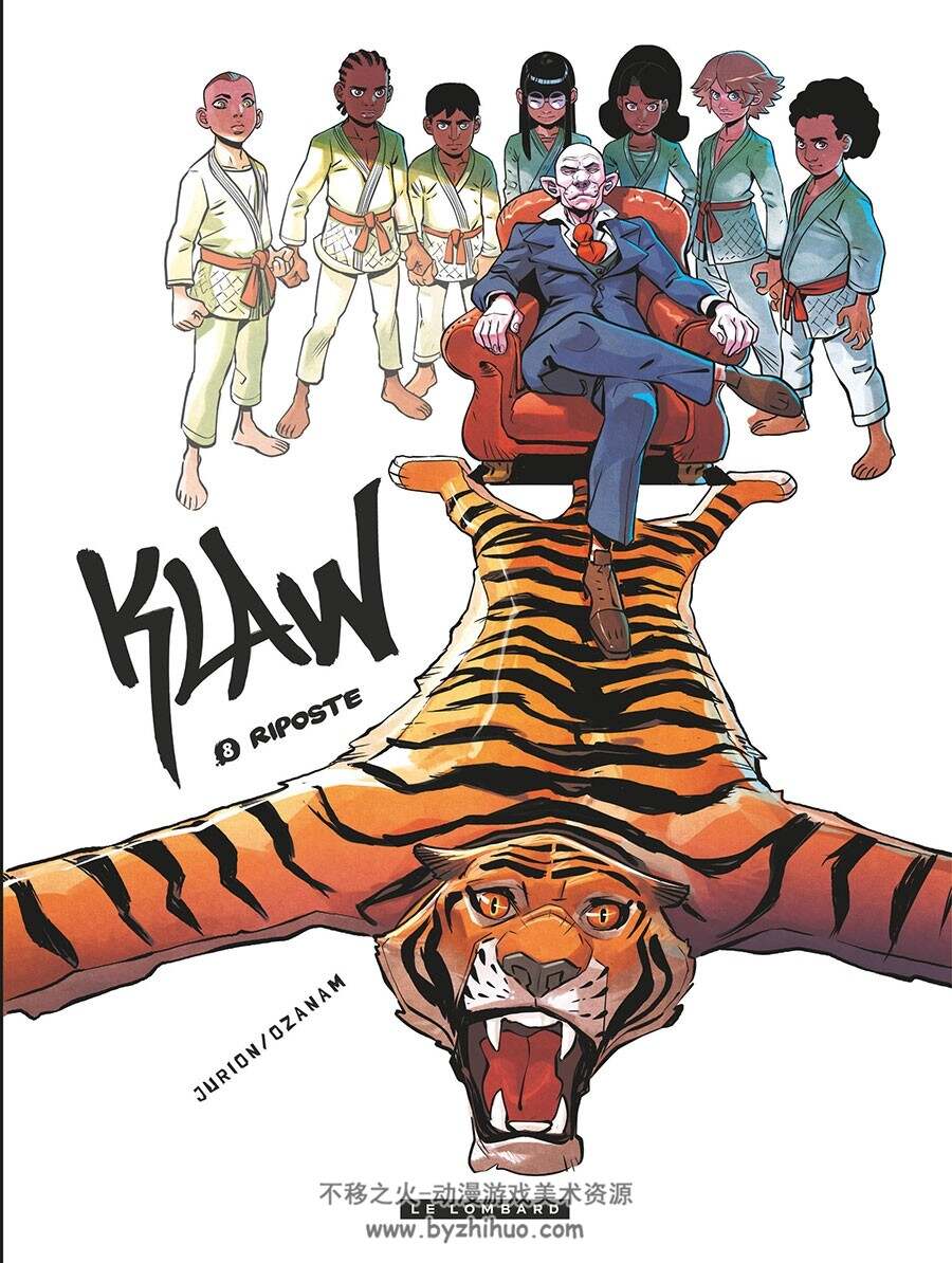 Klaw 4-10册 OZANAM - JURION Joël 彩色功夫动物拟人漫画
