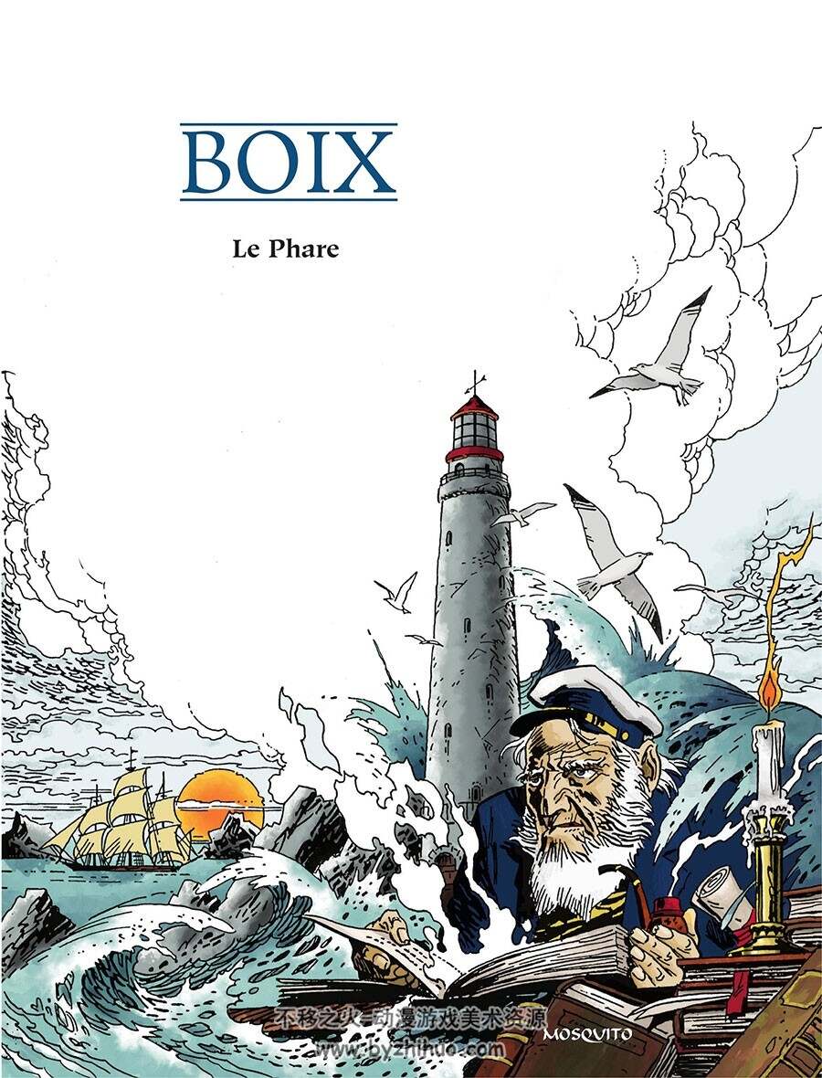 Le Phare 全一册 Joan Boix 欧美魔幻奇幻黑白漫画下载
