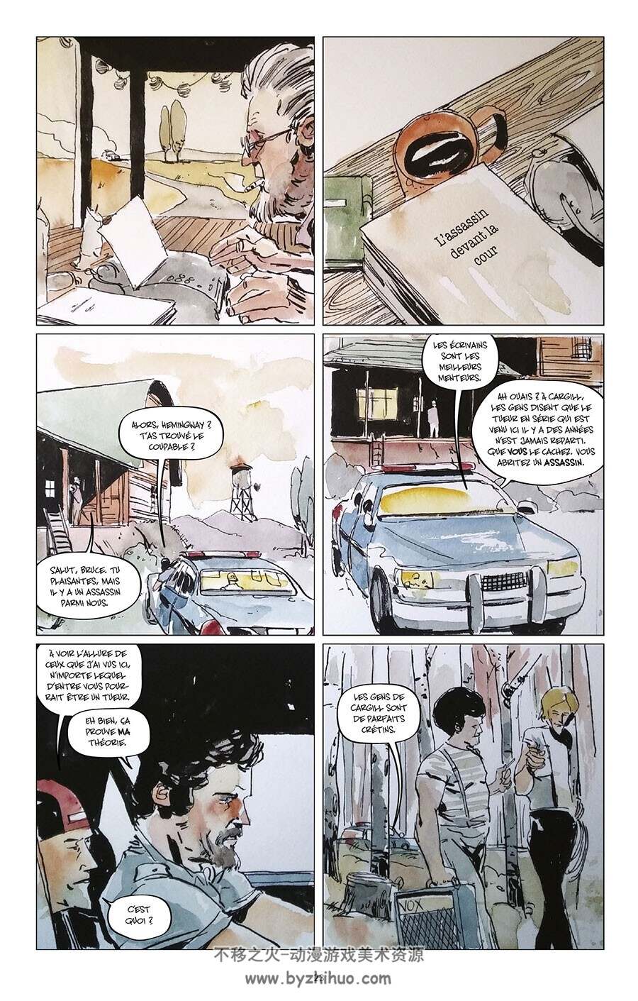 Grass Kings 第一册 Matt Kindt - Tyler Jenkins - Sidonie Van den Dries 手绘漫画下载