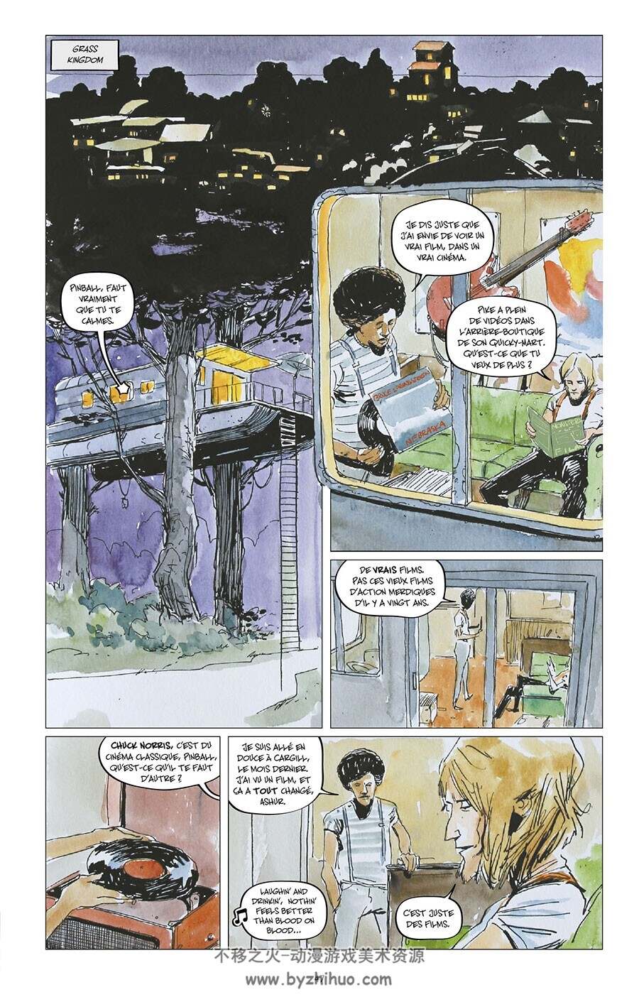 Grass Kings 第一册 Matt Kindt - Tyler Jenkins - Sidonie Van den Dries 手绘漫画下载