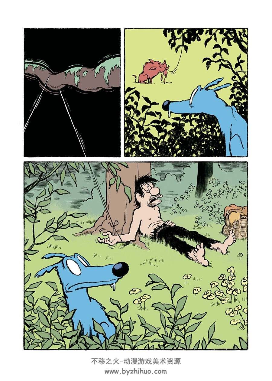 Trap 全一册 Burniat Mathieu 奇幻彩色欧美漫画