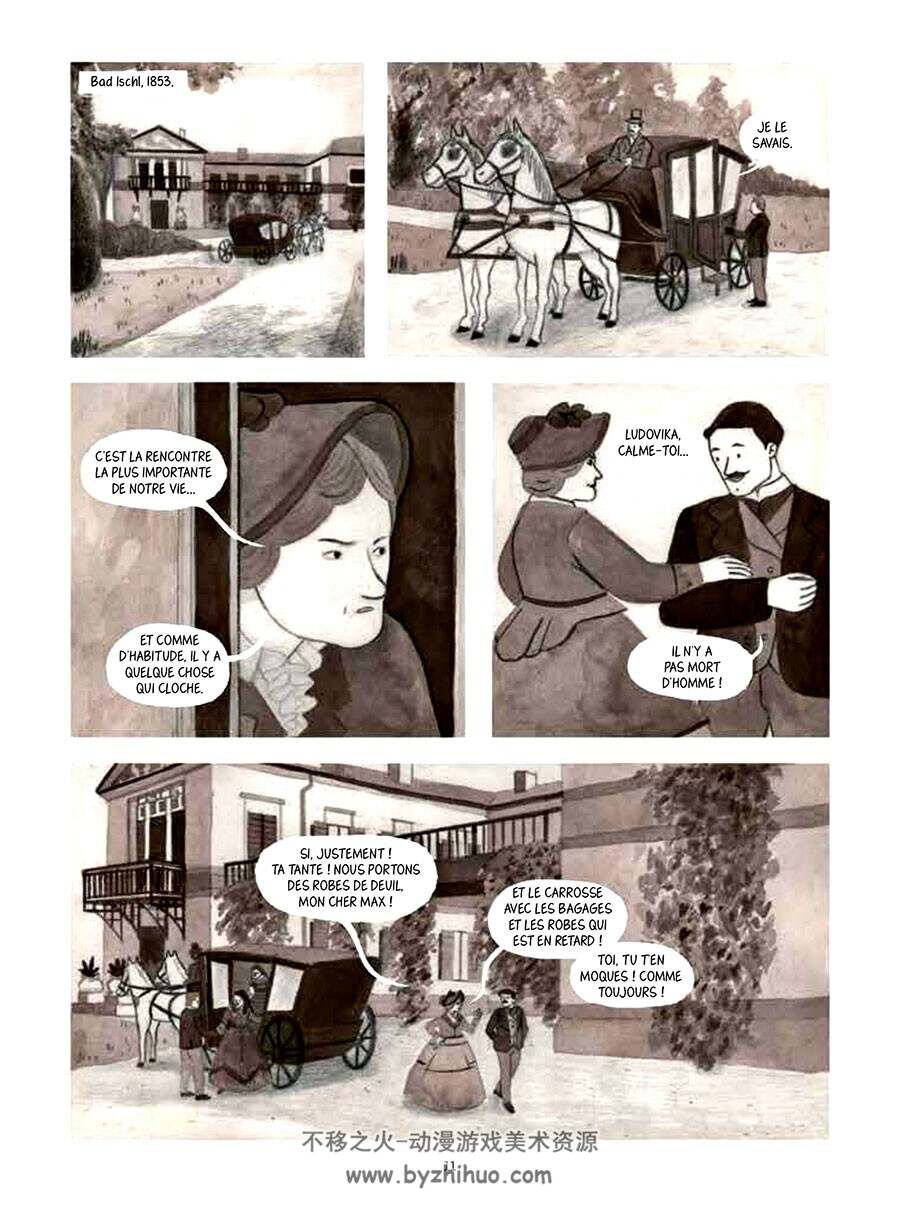 Sissi, une femme au-delà du conte du fées 全一册  Giorgia Marras  黑白法语漫画