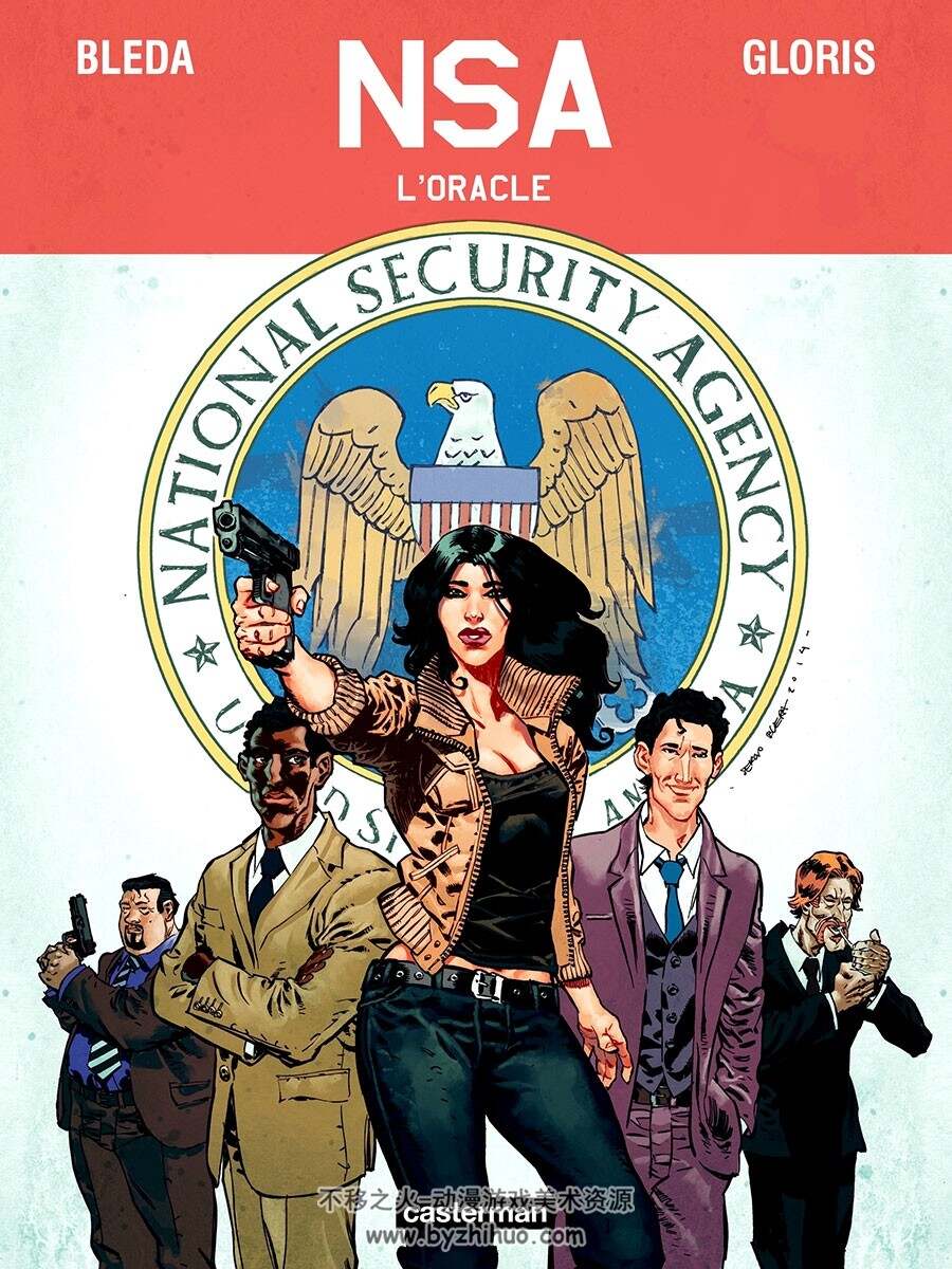 NSA 1-2册 Sergio Bleda - Thierry Gloris  现代美国背景彩色漫画