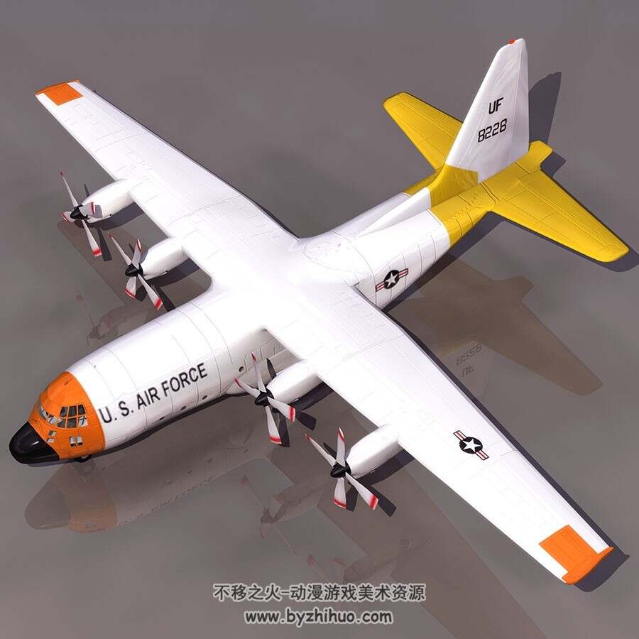 飞机3D模型合辑 民用军用运输机客机歼击机等3DS格式下载