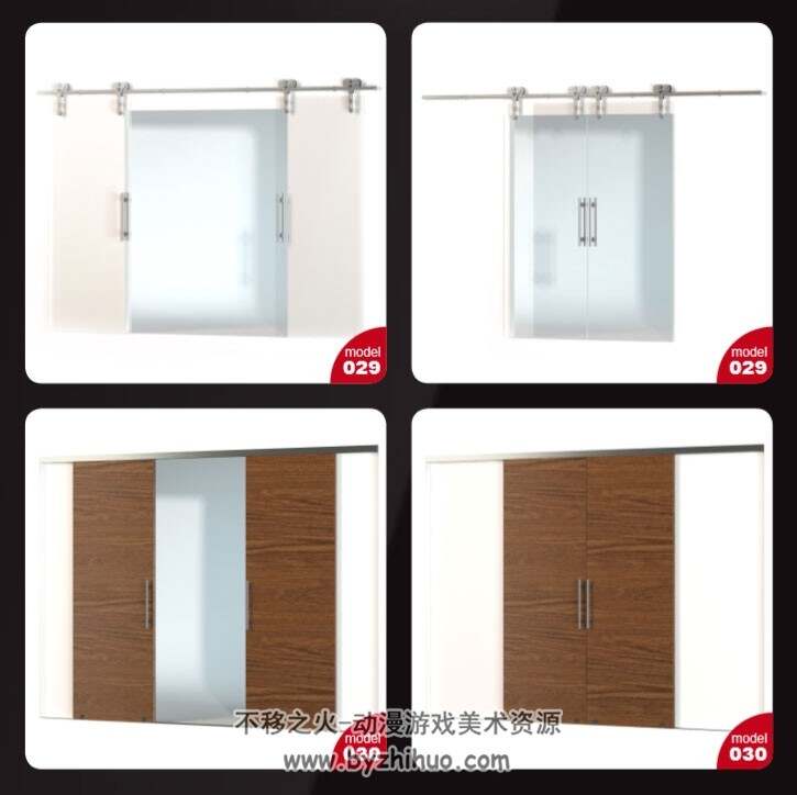 门窗系列3DMAX模型分享 多种风格供你选择下载