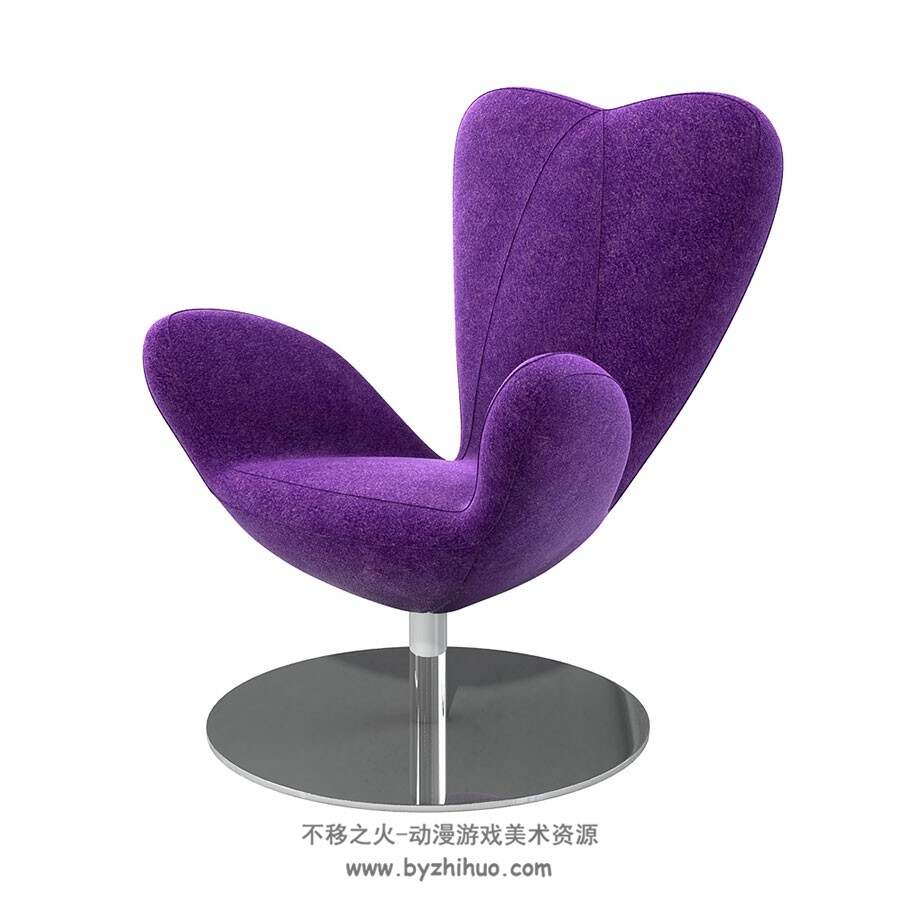 现代创意椅子单人椅单人沙发3DMax模型下载