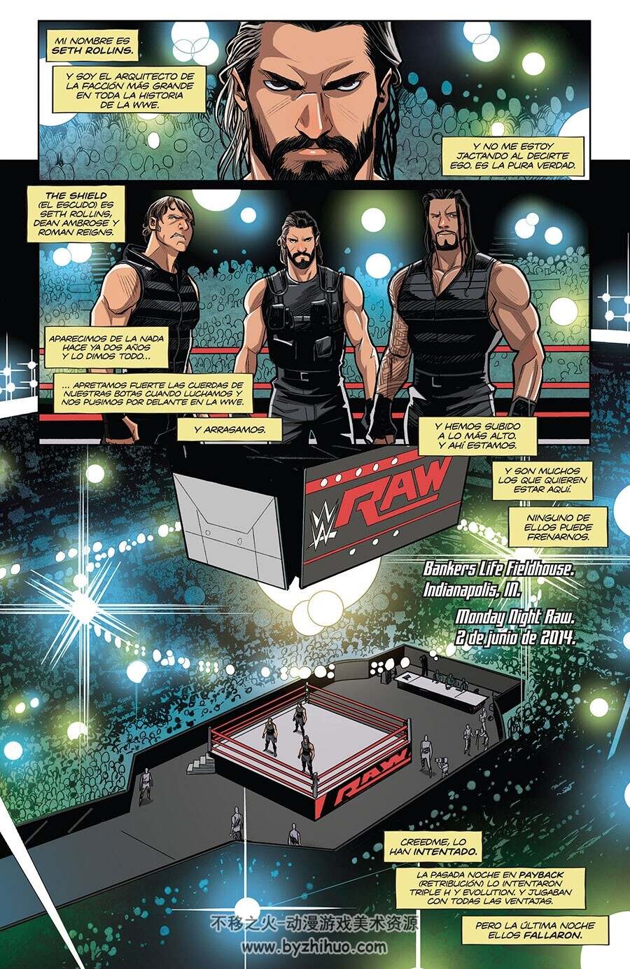 WWE Then Now Forever 全一册 美国职业摔跤题材彩色漫画下载