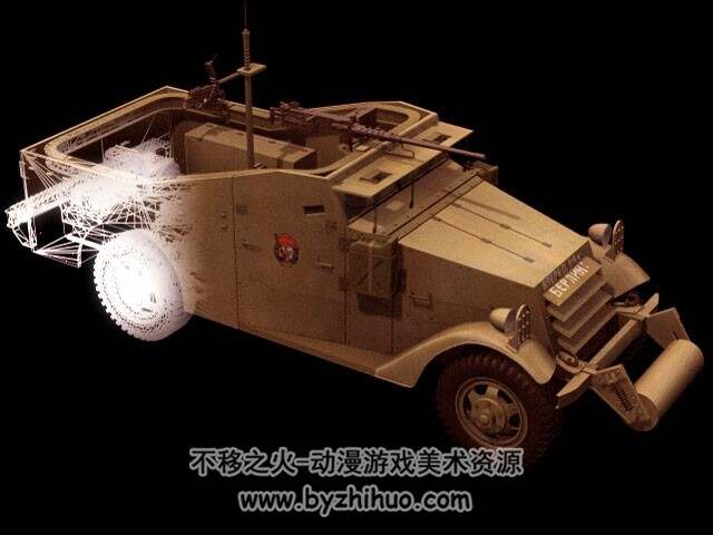 战争装甲战车系列3D模型下载 重中轻坦火炮运载运输汽车等MAX格式下载