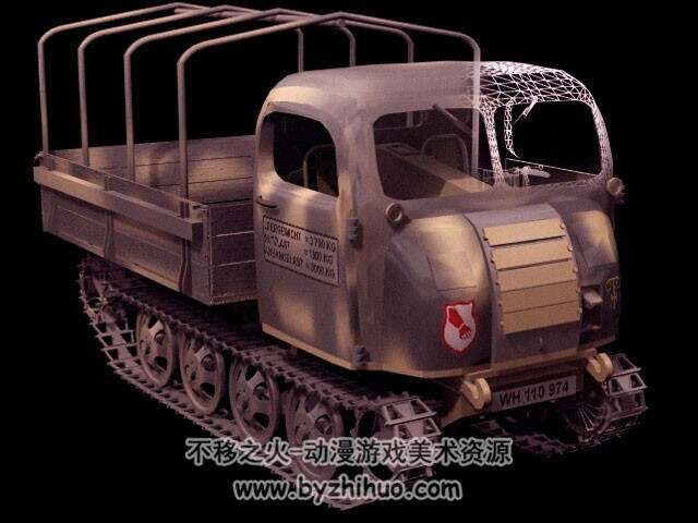 战争装甲战车系列3D模型下载 重中轻坦火炮运载运输汽车等MAX格式下载