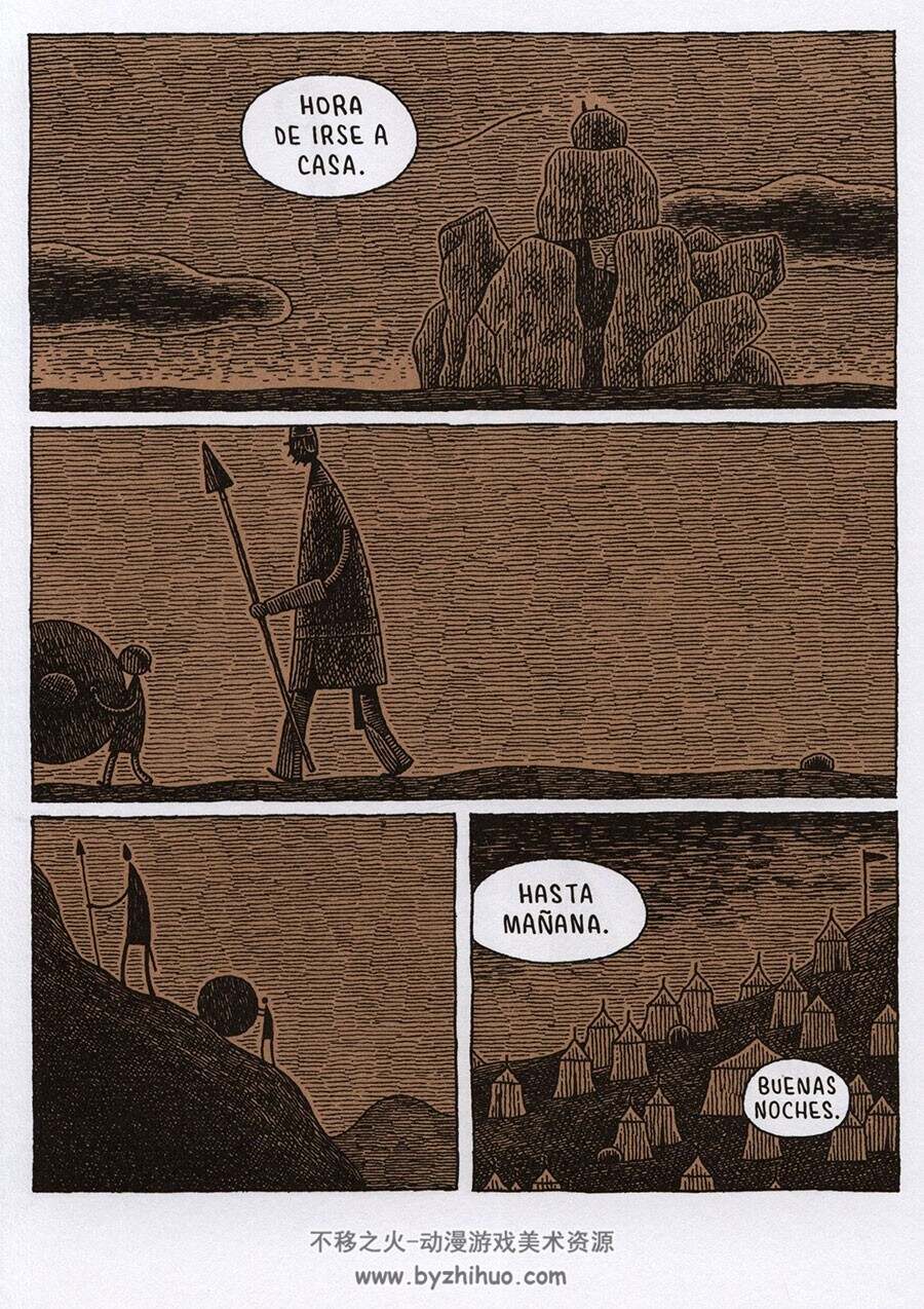 Goliat 全一册 Tom Gauld - Laura Salas Rodríguez 西班牙语简约风漫画