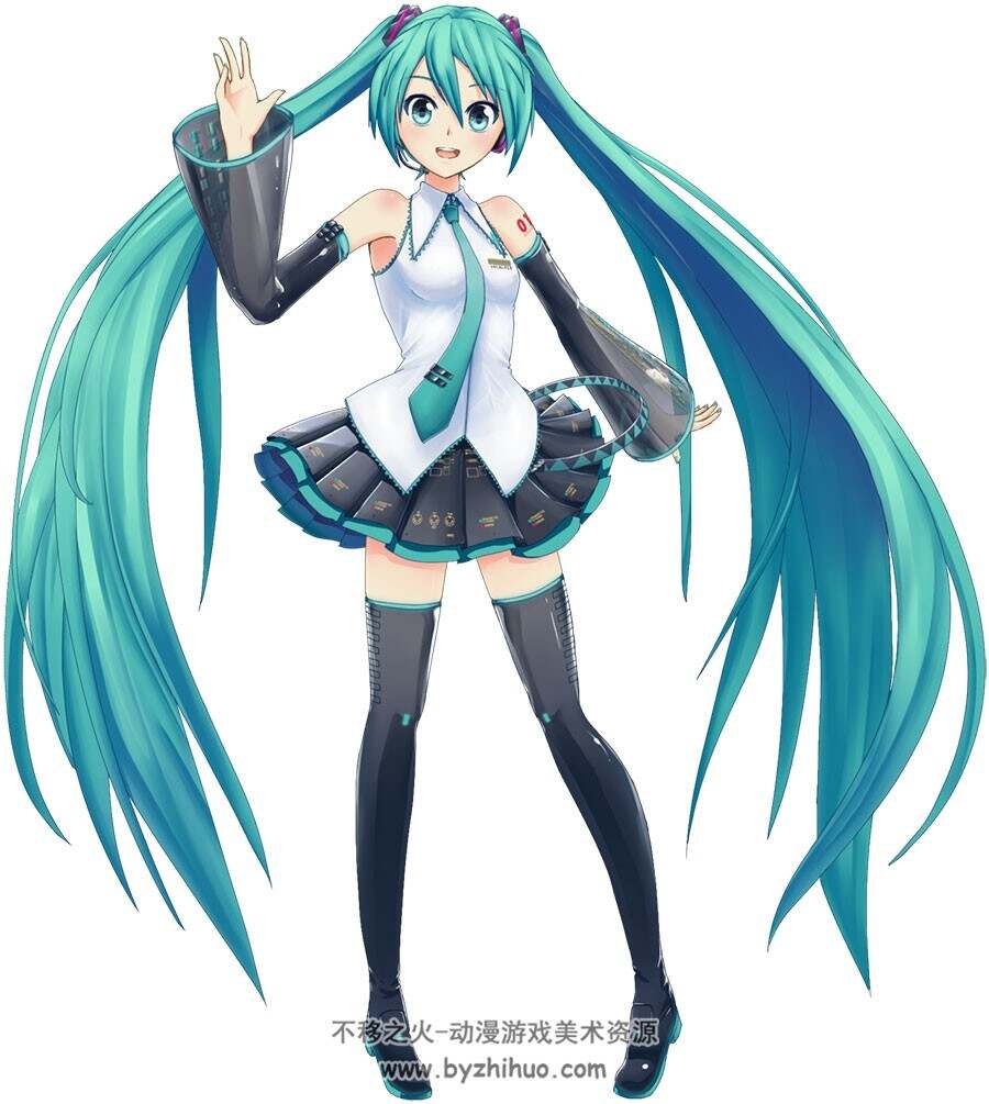 初音未来 png免扣高清图片素材百度云下载 101P