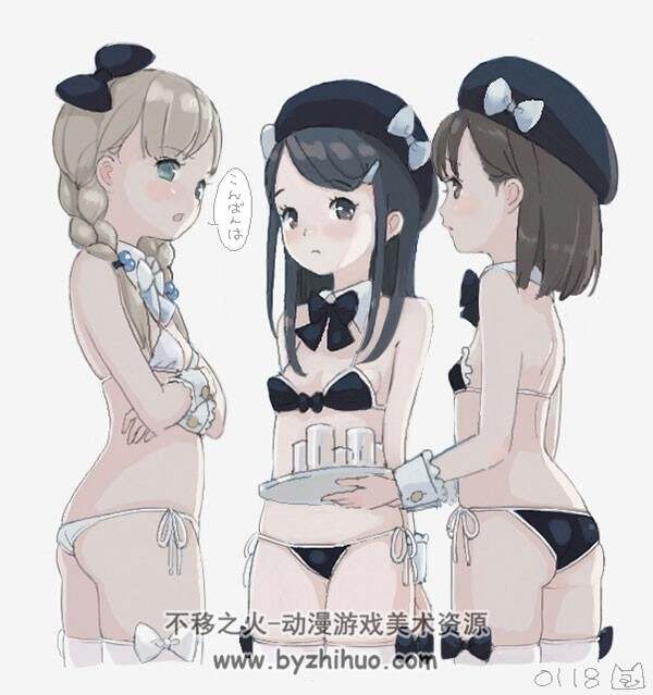 国道12号萝莉少女插画萌图分享下载 242P