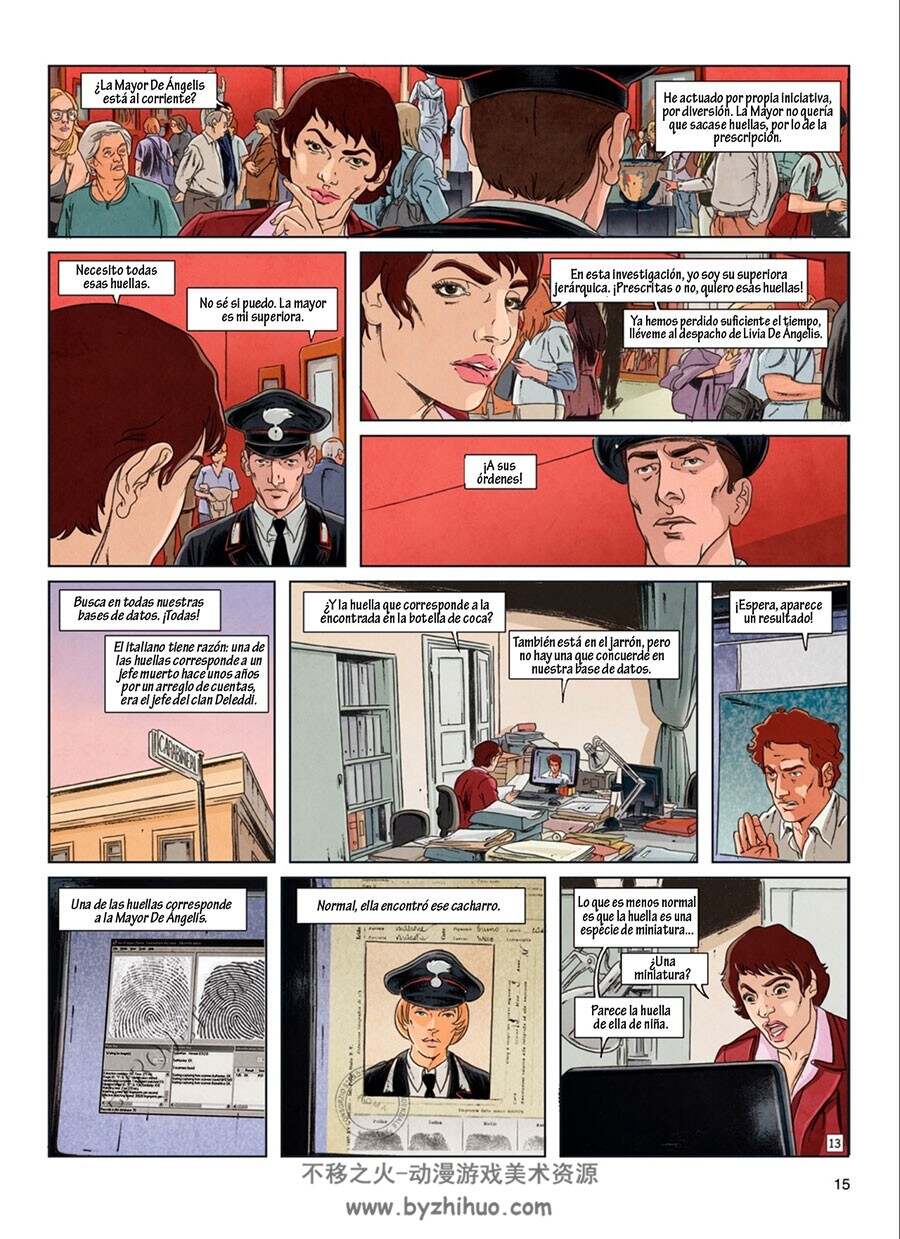 interpol 1-3册 Thirault Philippe - Marty 犯罪悬疑题材西班牙语漫画