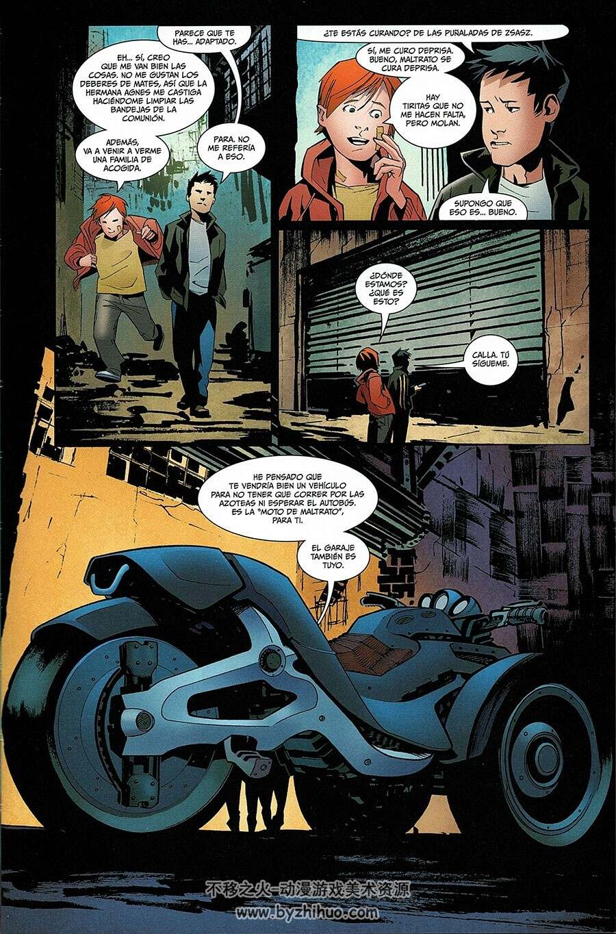 Batman Calles de Gotham 1-3册 Dustin Nguyen - Paul Dini 美国DC蝙蝠侠漫画西班牙语版